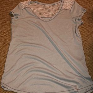 Grey striped Zella short sleeve